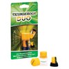 Ticonderoga DUO Sharpener and Eraser, Yellow, PK12, 12PK 39001